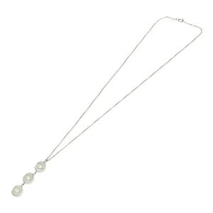 TIFFANY Co Silver Triple Circle Necklace